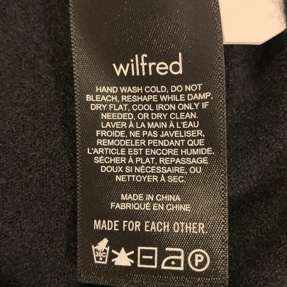 ARITZIA Wilfred Bambino Crewneck Sleeveless Sweater Black Size XS - Picture 7 of 10